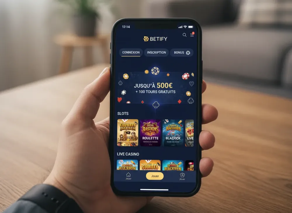Betify connexion – compte joueur, inscription et bonus